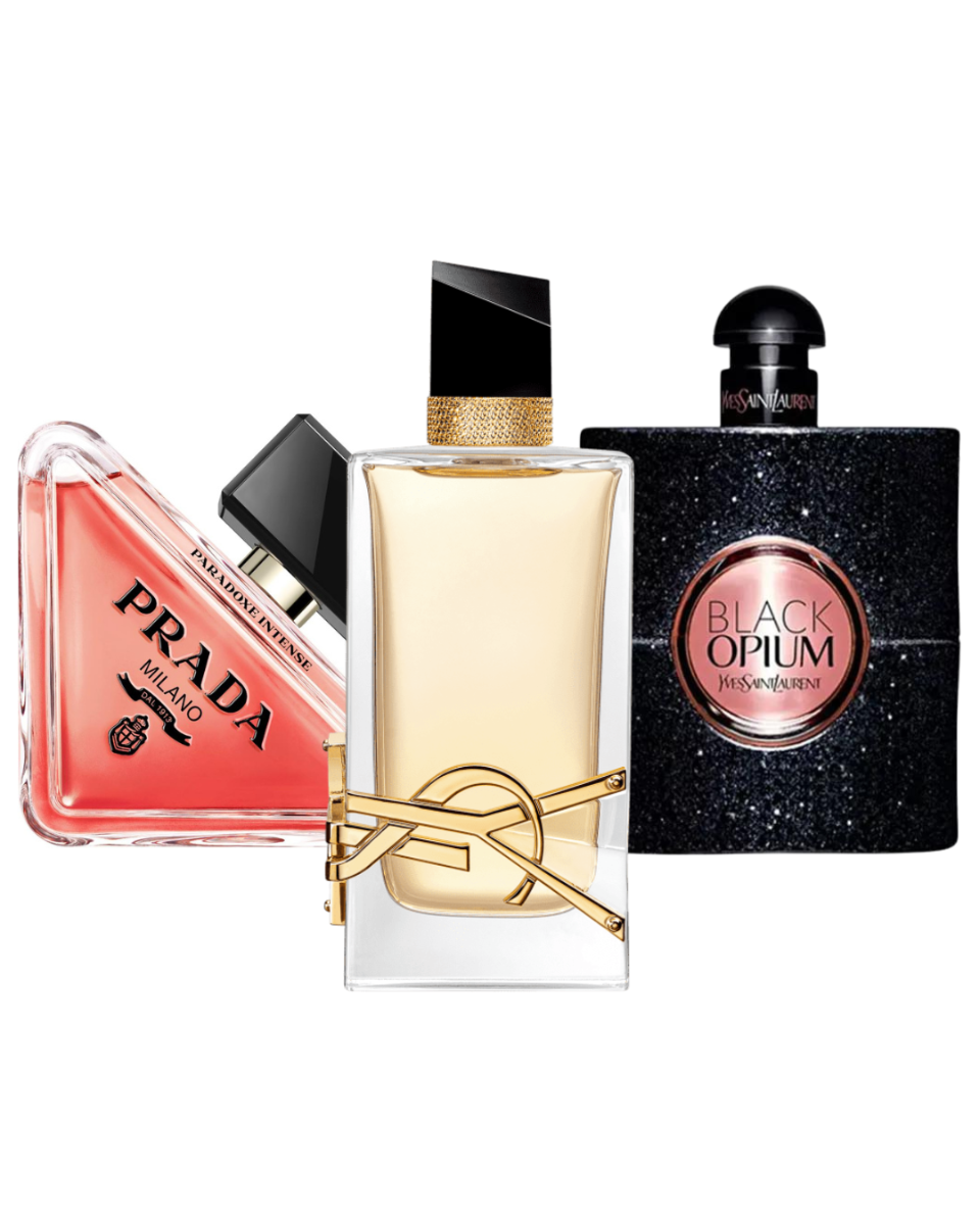 Combo 3 perfumes Prada Paradoxe, Black Opium Yves Saint Laurent, Libre 100ml